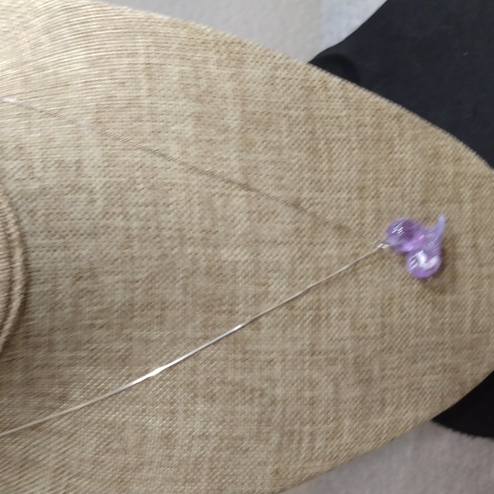 925 Sterling Silver & Glass Heart Necklace